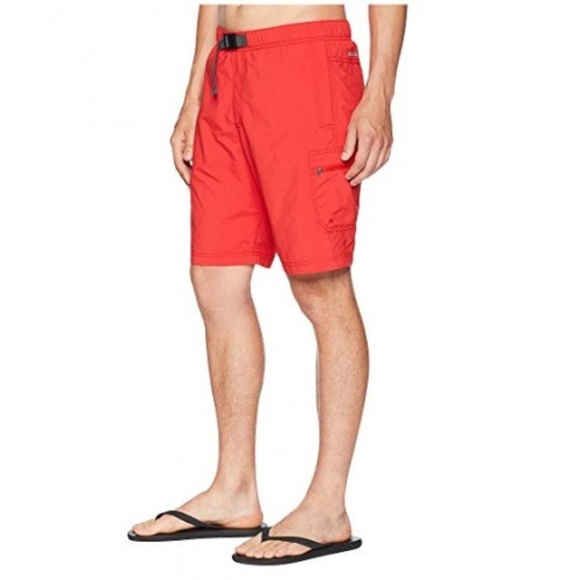 Columbia Palmerston Peak Red Cargo Shorts M